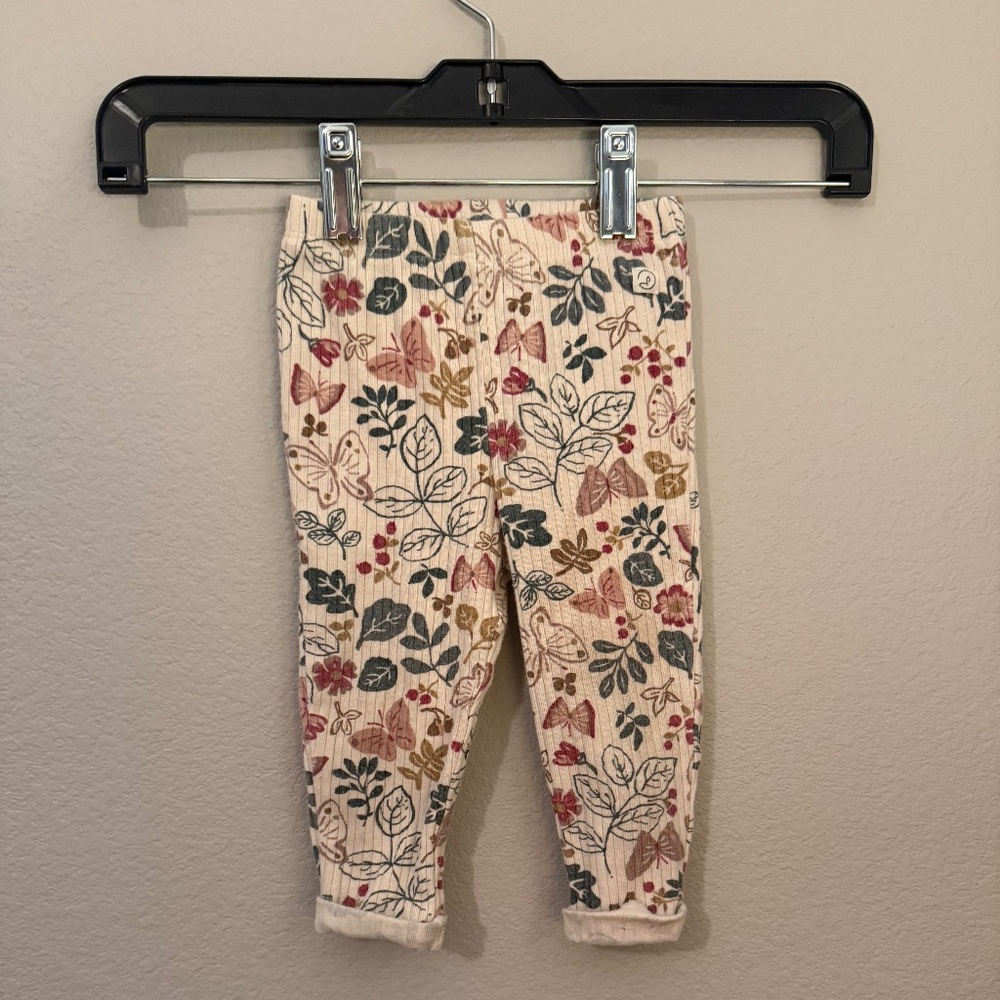 Carter's Organic Leggings Floral Size 9 Months